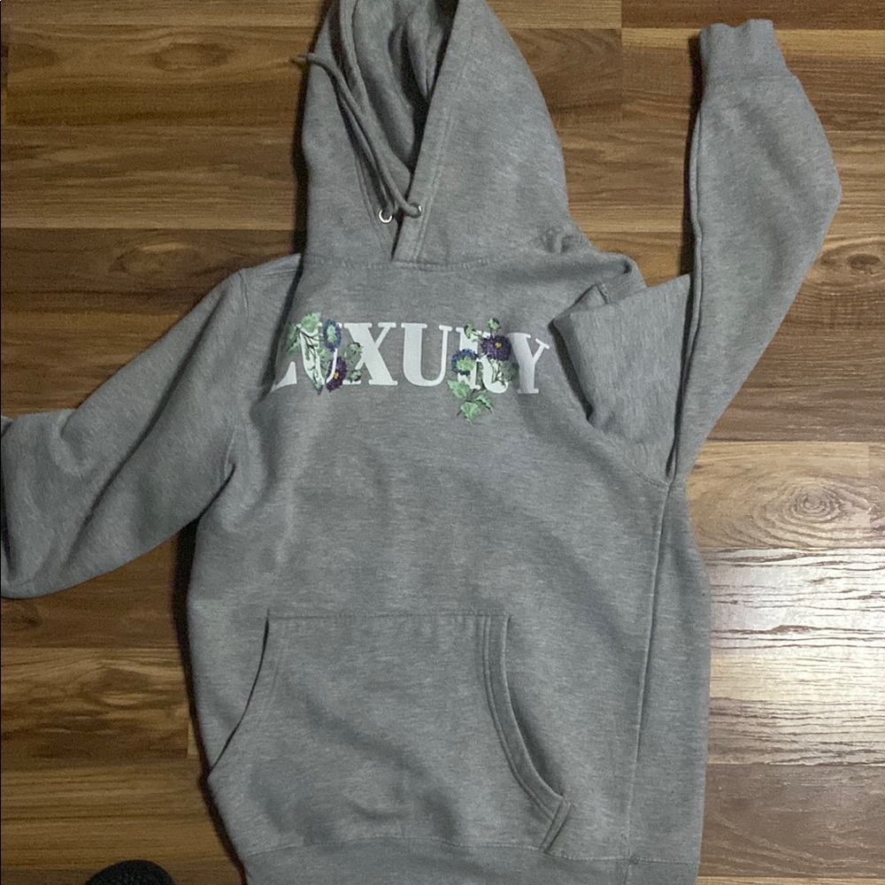 Fashion Nova Gray Sweatshirt Hoodie